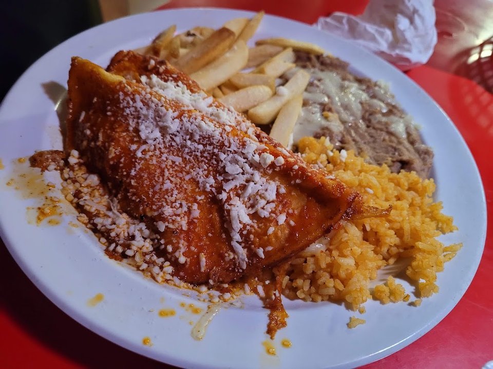 Burrito de Carne Asada Banado